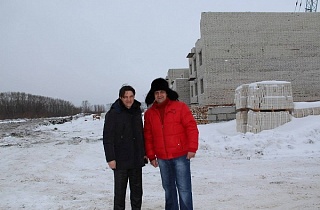 На новой улице города, названной в честь географа На новой улице города, названной в честь географа