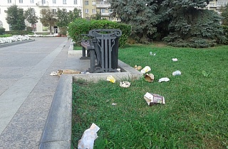 О менталитете пензенцев и мусоре на площади Ленина О менталитете пензенцев и мусоре на площади Ленина