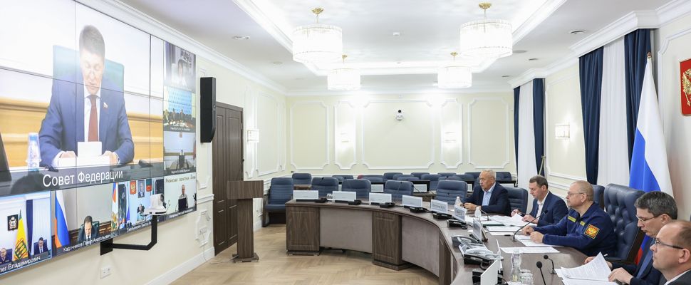 Губернатор Олег Мельниченко представил доклад на заседании Совета по местному самоуправлению при Совфеде