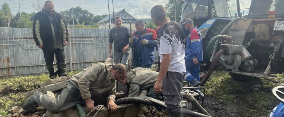 Половина Пензы осталась без воды из-за коммунальной аварии на улице Ладожской