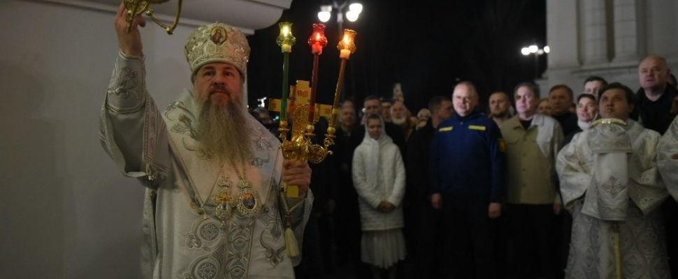 Православные пензенцы приняли участие в пасхальном богослужении