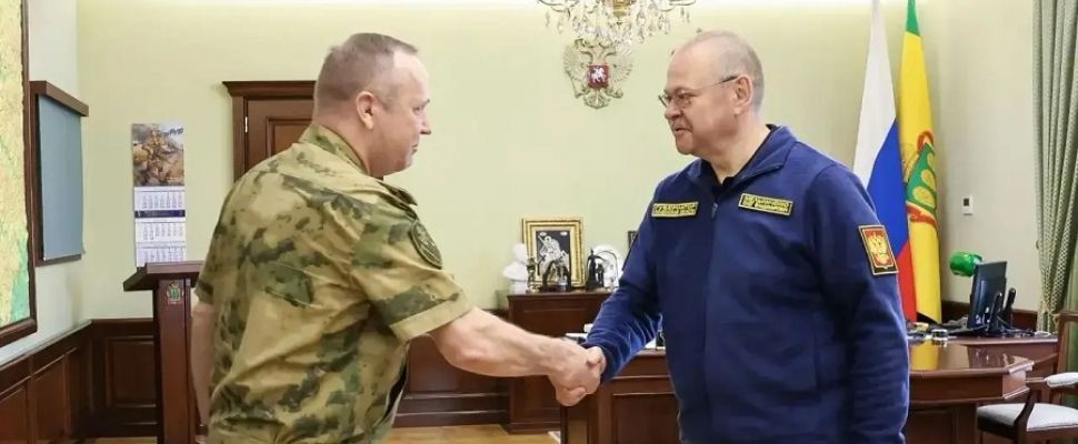 Губернатор Олег Мельниченко встретился с заместителем командующего Приволжским округом Росгвардии Виталием Садовниковым