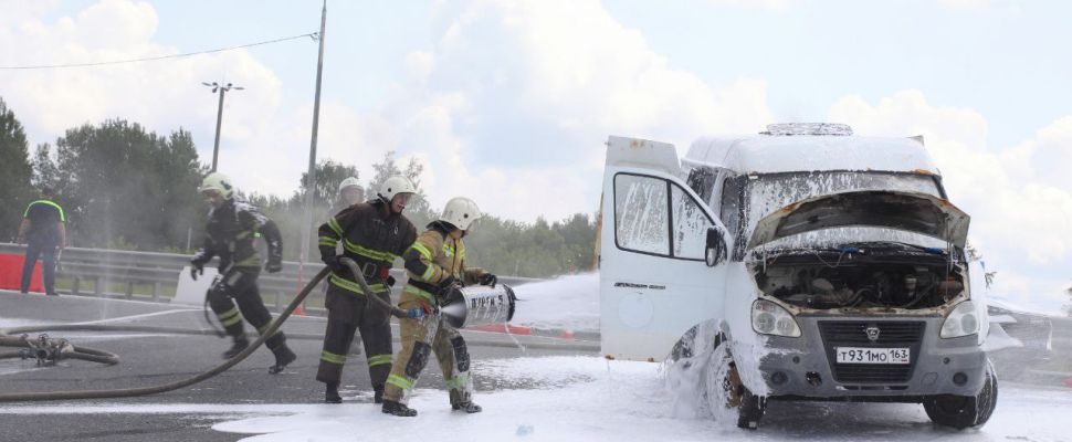 В Пензенской области прошли межведомственные учения по ликвидации последствий ДТП