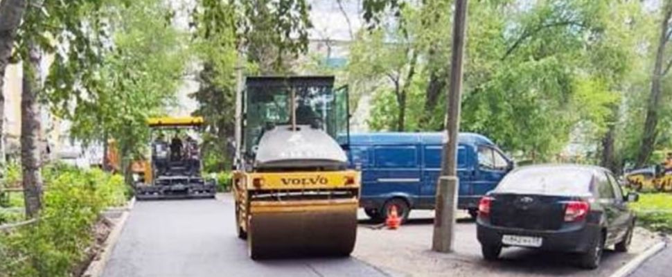 В Пензе по программе «Мой двор» заасфальтировали более 5 тыс. кв. м