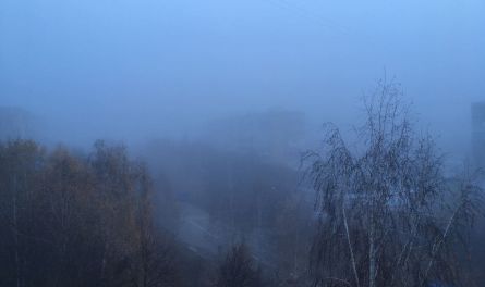 Пензу накрыл густой туман