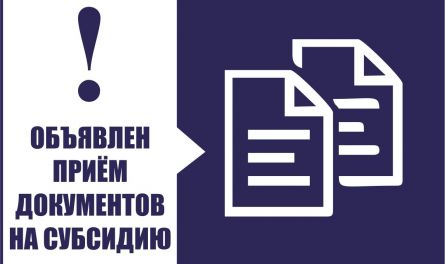 Стартовал прием заявок от муниципальных образований на получение субсидии
