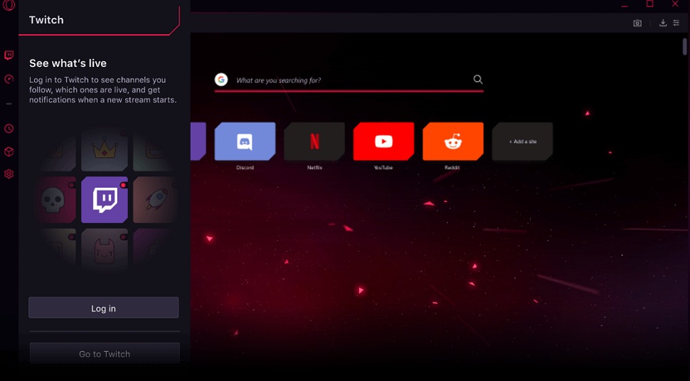 Opera выпустила браузер для геймеров