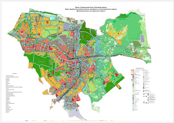 Пенза районы. Генеральный план города Пензы. План города Пенза. Градостроительный план Пензы. Карта генерального плана Пензы.