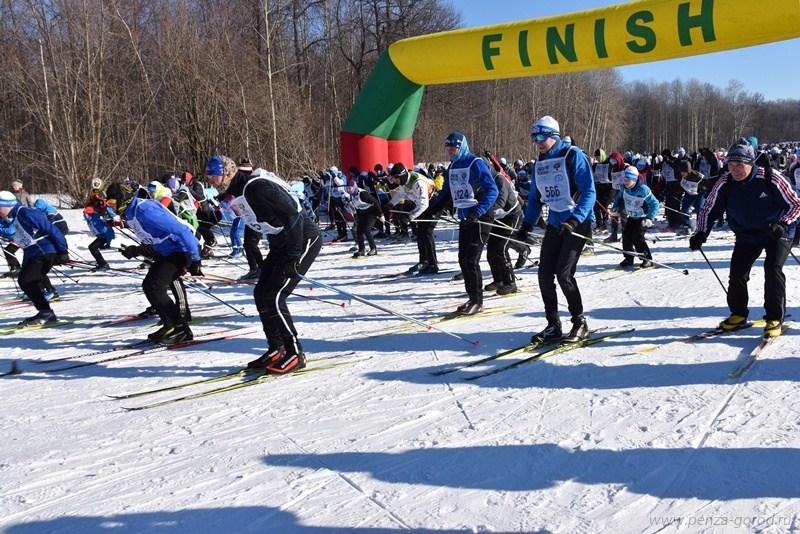 Более 3,5 тысяч пензенцев приняли участие в гонке «Лыжня России»