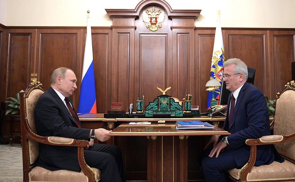 Дмитрий Песков подтвердил рабочую встречу Путина и Белозерцева