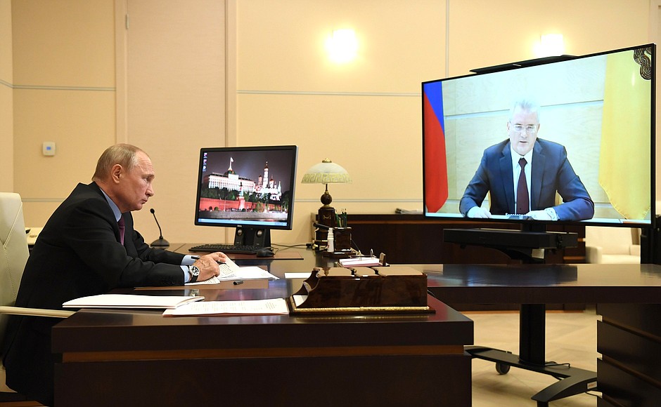 Стенограмма рабочей встречи Путина и Белозерцева