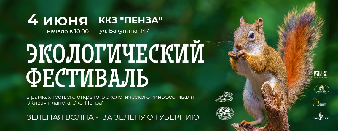 Пензенцев приглашают на экологический фестиваль «Зеленая волна – за зелёную Губернию!»
