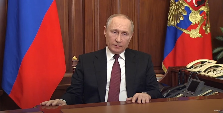 24 февраля Владимир Путин выступил с обращением к россиянам: главные цитаты президента