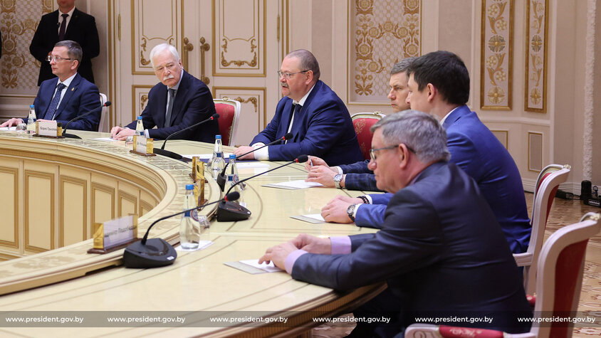 Олег Мельниченко встретился с президентом Беларуси Александром Лукашенко