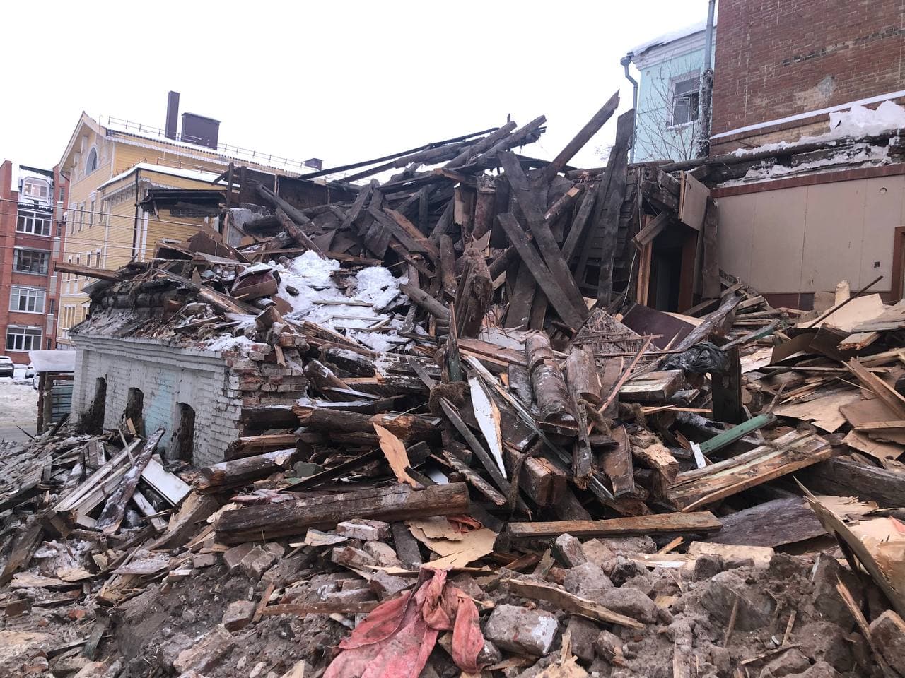 В Пензе на месте снесенных домов на Володарского может появиться восьмиэтажка, но есть нюанс