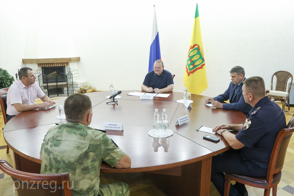 Олег Мельниченко и Александр Порядин обсудили обеспечение общественной безопасности