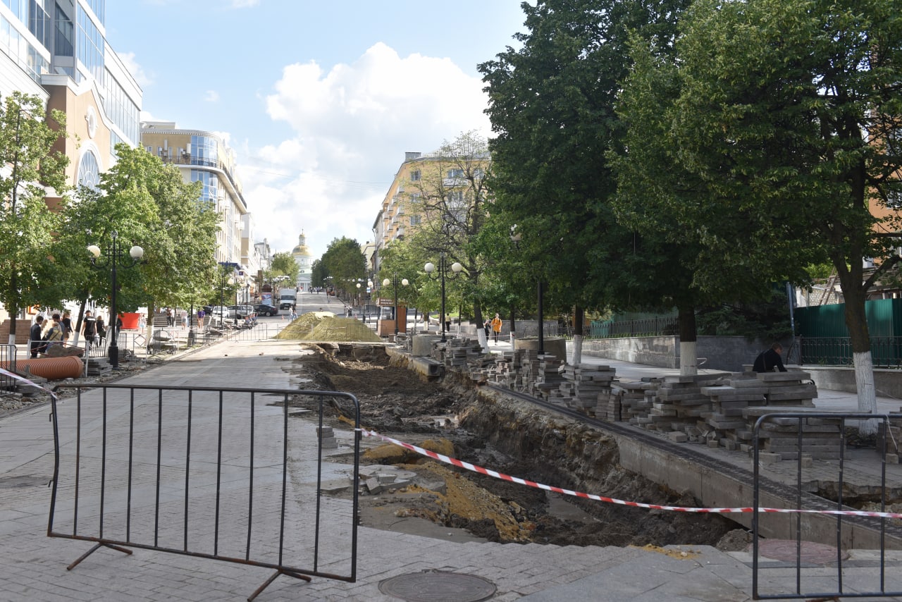 В мэрии Пензы назвали новые сроки завершения ремонта ул. Московской