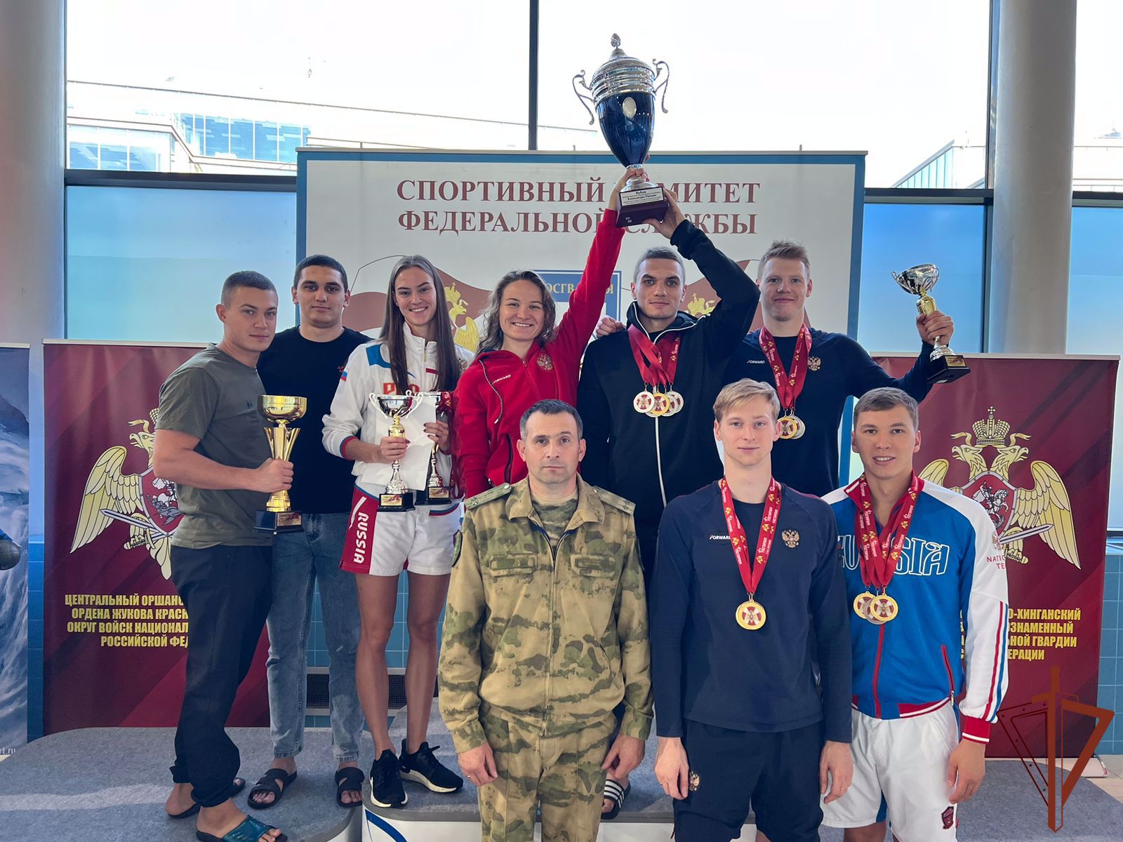Военнослужащий из Заречного стал призером в личном зачете по плаванию в чемпионате Росгвардии