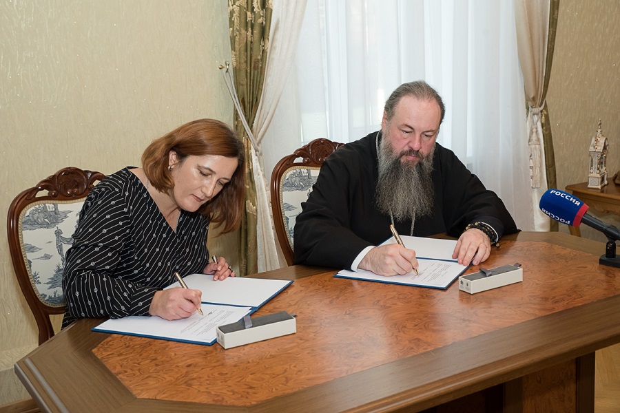 Пензенская епархия и «Солдатская мать» подписали соглашение о сотрудничестве