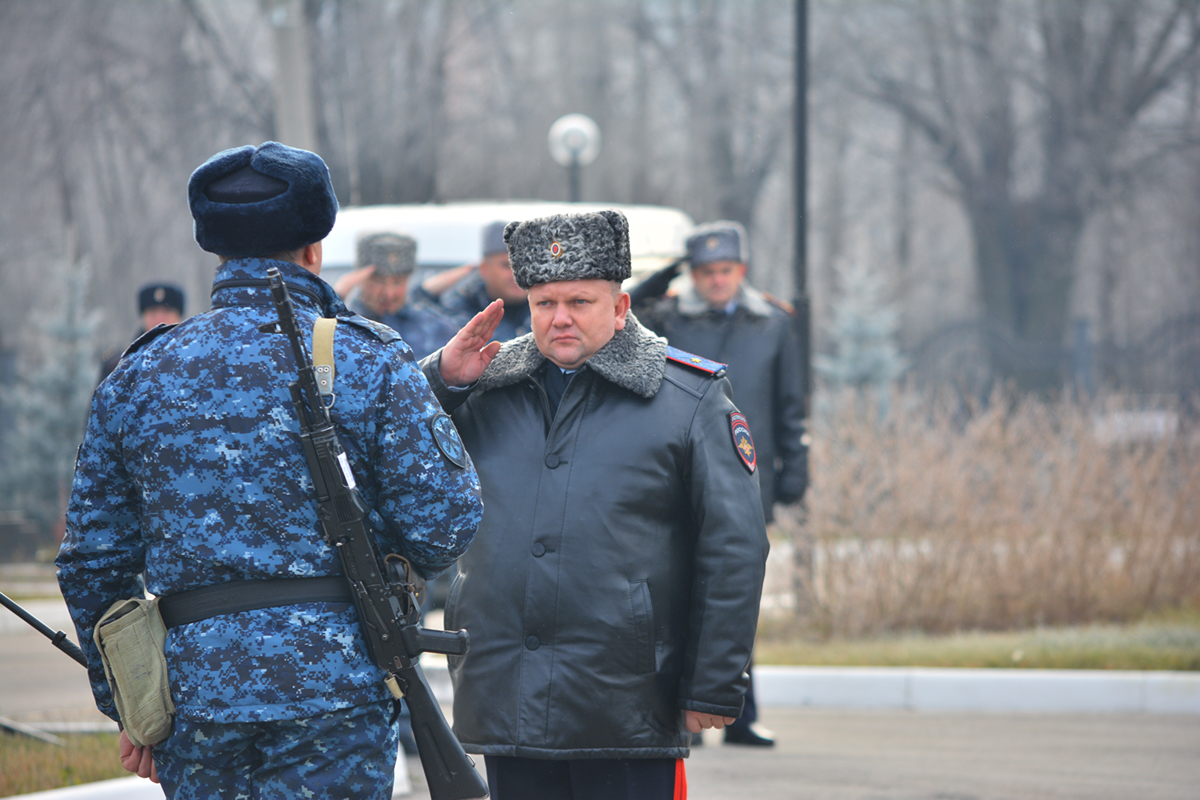 Сводный отряд пензенской полиции вернулся из служебной командировки на Северном Кавказе