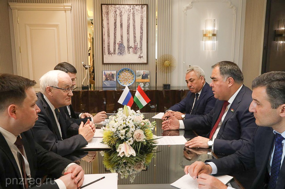 Олег Мельниченко пригласил руководство Согдийской области Таджикистана посетить Пензенский регион