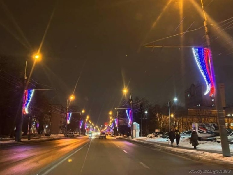 На пензенских улицах появились около пяти тысяч светодиодных светильников