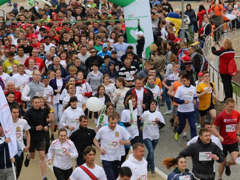 В Пензе открыта регистрация на юбилейный «Зеленый марафон»