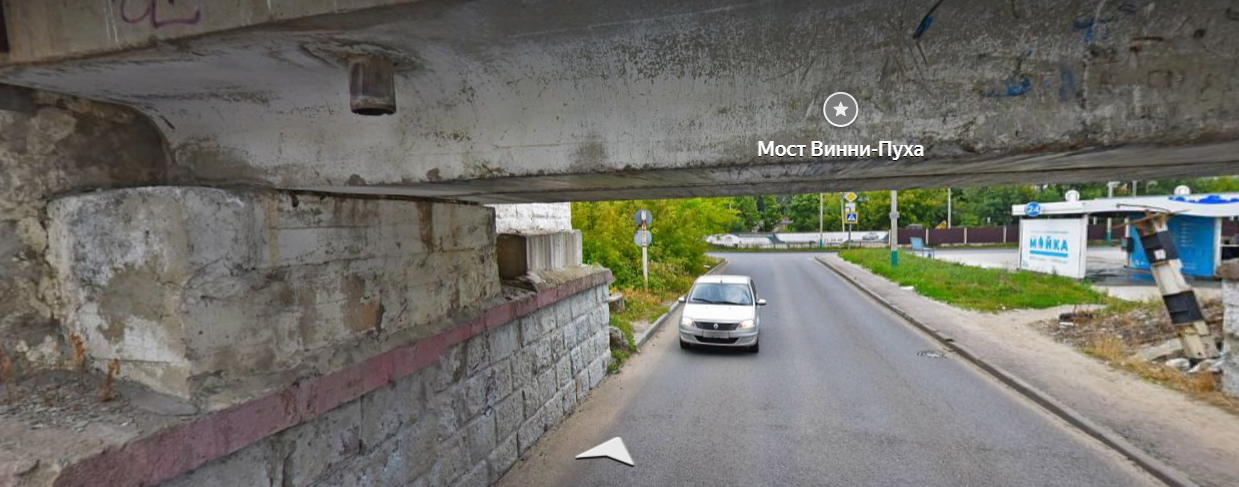 На «Яндекс.Картах» теперь есть пензенский «мост Винни-Пуха»
