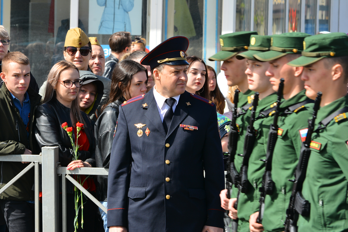Пензенские полицейские обеспечили общественный порядок во время Дня Победы