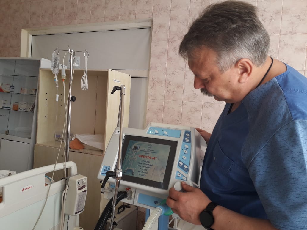 В Сердобскую больницу поступил новый аппарат ИВЛ