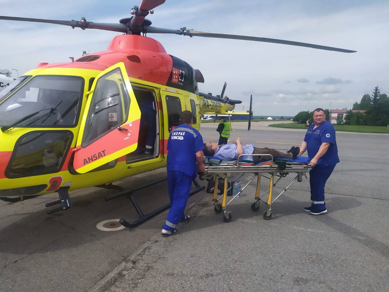 Из Кузнецка в Пензу вертолетом экстренно доставили больного с инфарктом