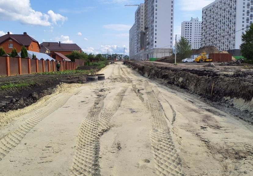 В Пензе завершают ремонт одной и начинают строительство двух новых дорог