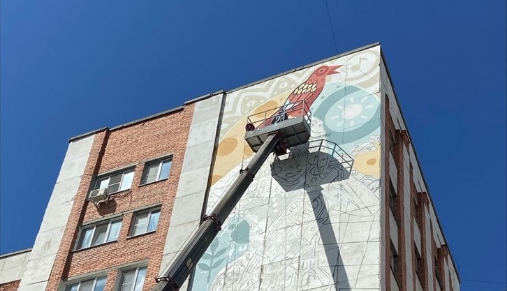 В районе Юбилейной площади в Пензе появится новое граффити