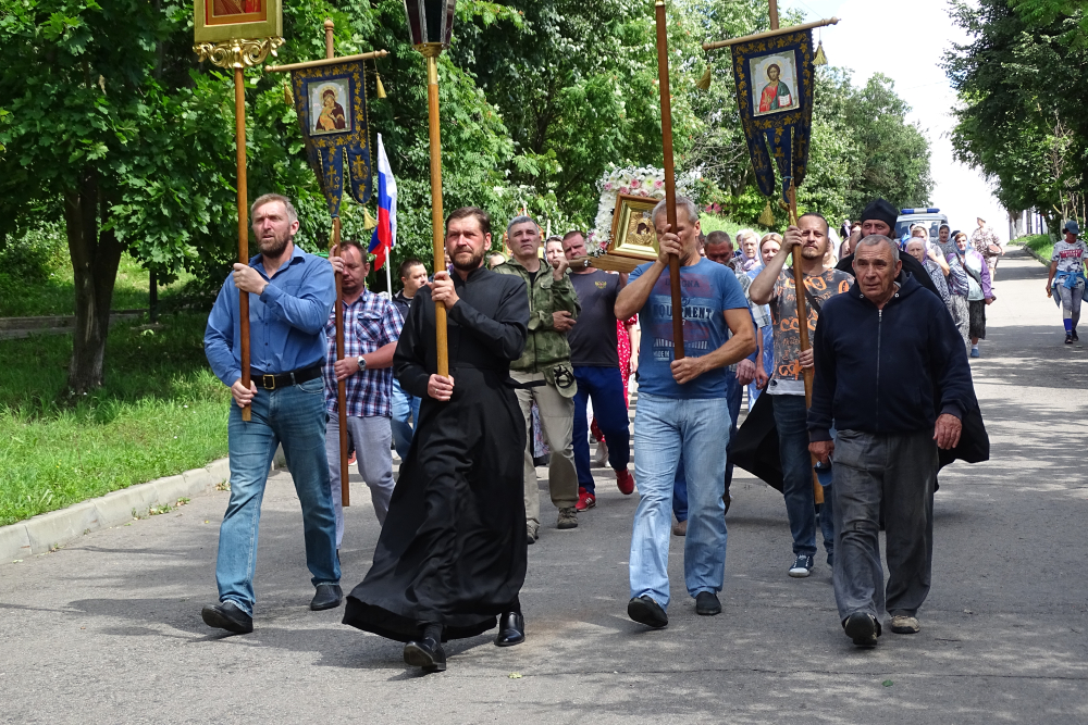 В Пензенской области прошел крестный ход с Казанской-Нижнеломовской иконой Божией Матери