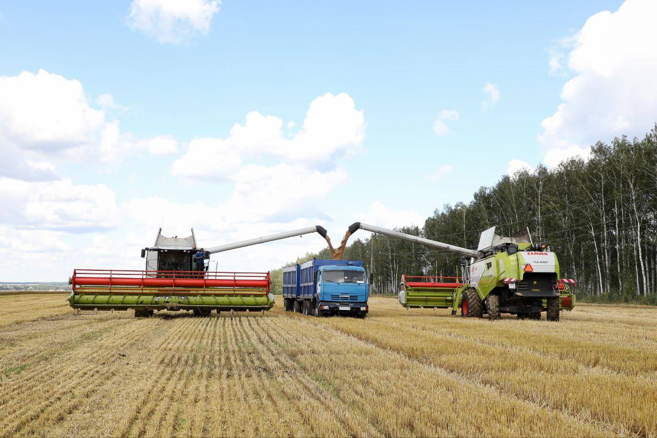 Пензенский губернатор сообщил о получении аграриями первого миллиона тонн зерна