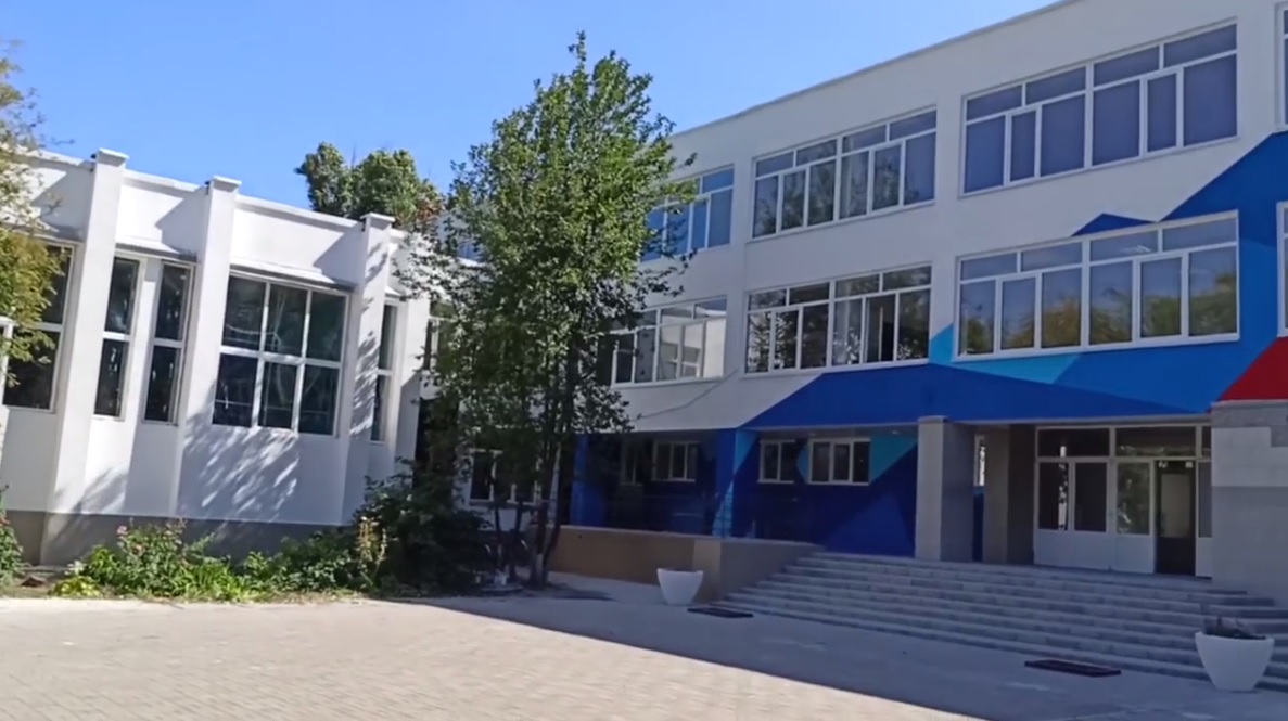 Пензенцы помогли восстановить школу в Токмаке Запорожской области