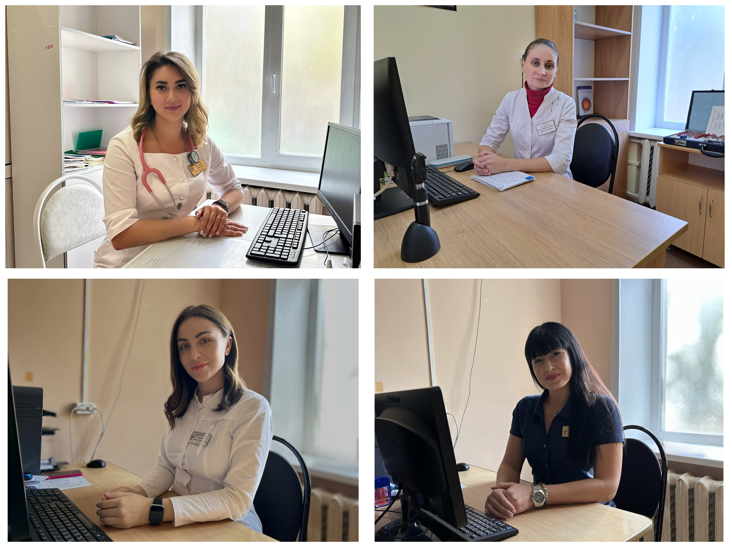 Городская поликлиника № 12 Пензы приняла на работу четырех молодых специалистов