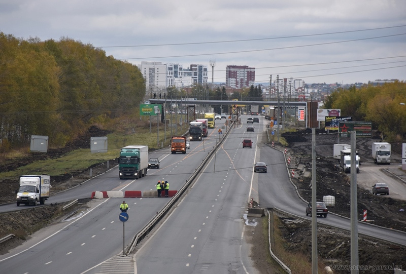 Развязку на трассе М-5 «Урал» в Пензе планируют сдать на год раньше срока