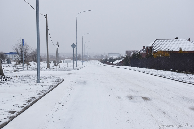 В Пензе на несколько месяцев раньше сдали одну из двух новых дорог в Дальнем Арбеково