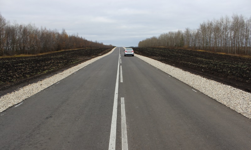 В Пензенском районе отремонтированная дорога сократила путь между двумя федеральными трассами