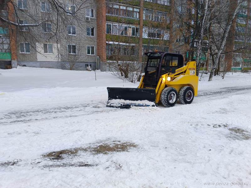 «Пензавтодор» вывез с улиц более 4 тыс. кубометров снега