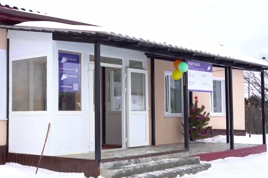 В одном из сел Сосновоборского района открылся обновленный Дом культуры