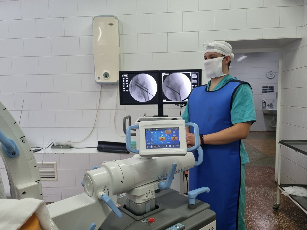 В Пензенской клинической больнице №6 установили хирургический рентген-аппарат «С-дуга»
