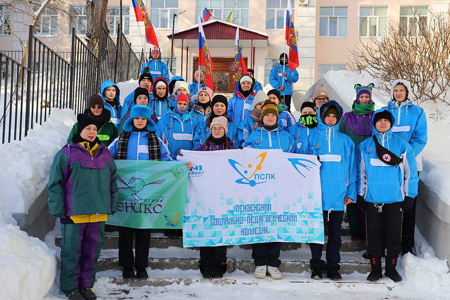 Пензенские студенты участвуют в зимнем социальном марафоне