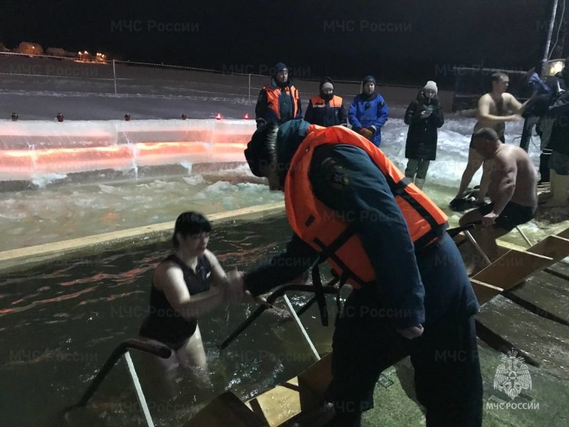 Пензенские спасатели подвели итоги дежурства в Крещенскую ночь