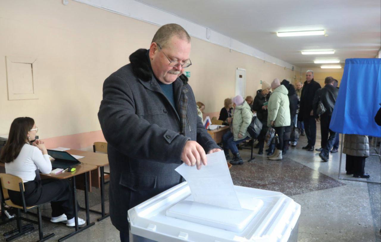 Олег Мельниченко принял участие в выборах президента РФ