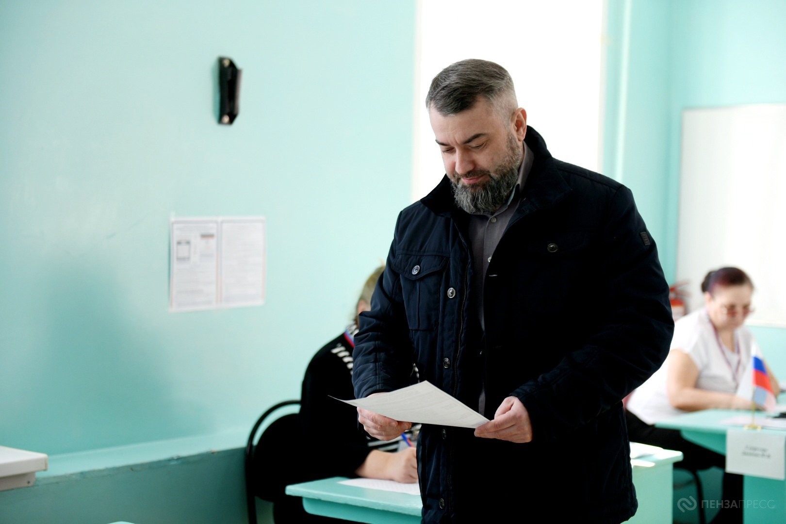 Антон Шаронов проголосовал на выборах президента Российской Федерации