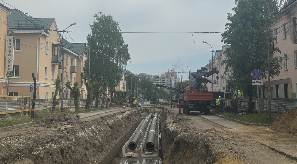 В Пензе на четырех участках капитально ремонтируют теплосети