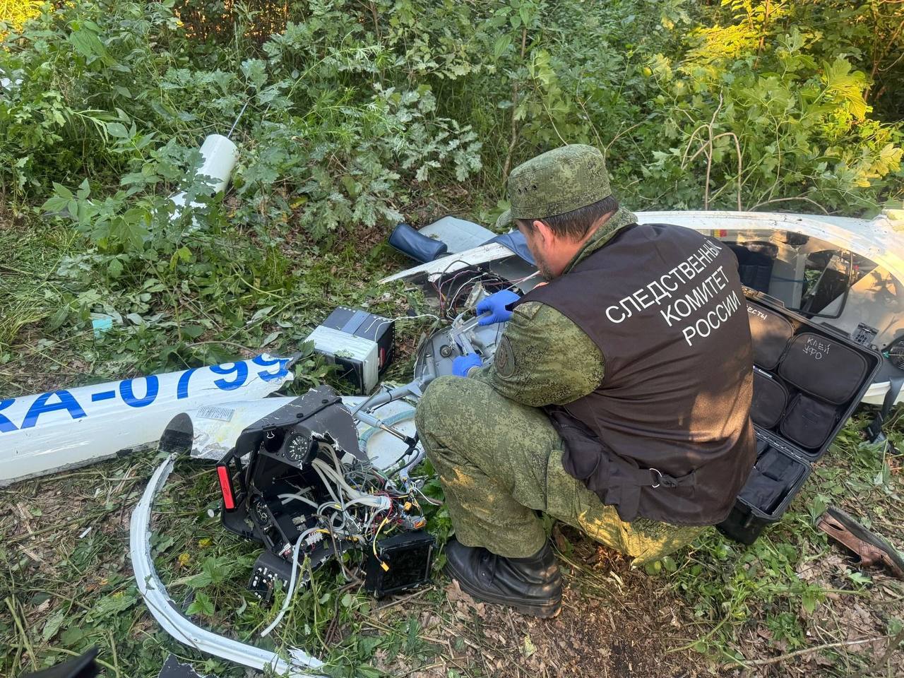 В результате крушения планера в Пензенской области погиб 54-летний мужчина