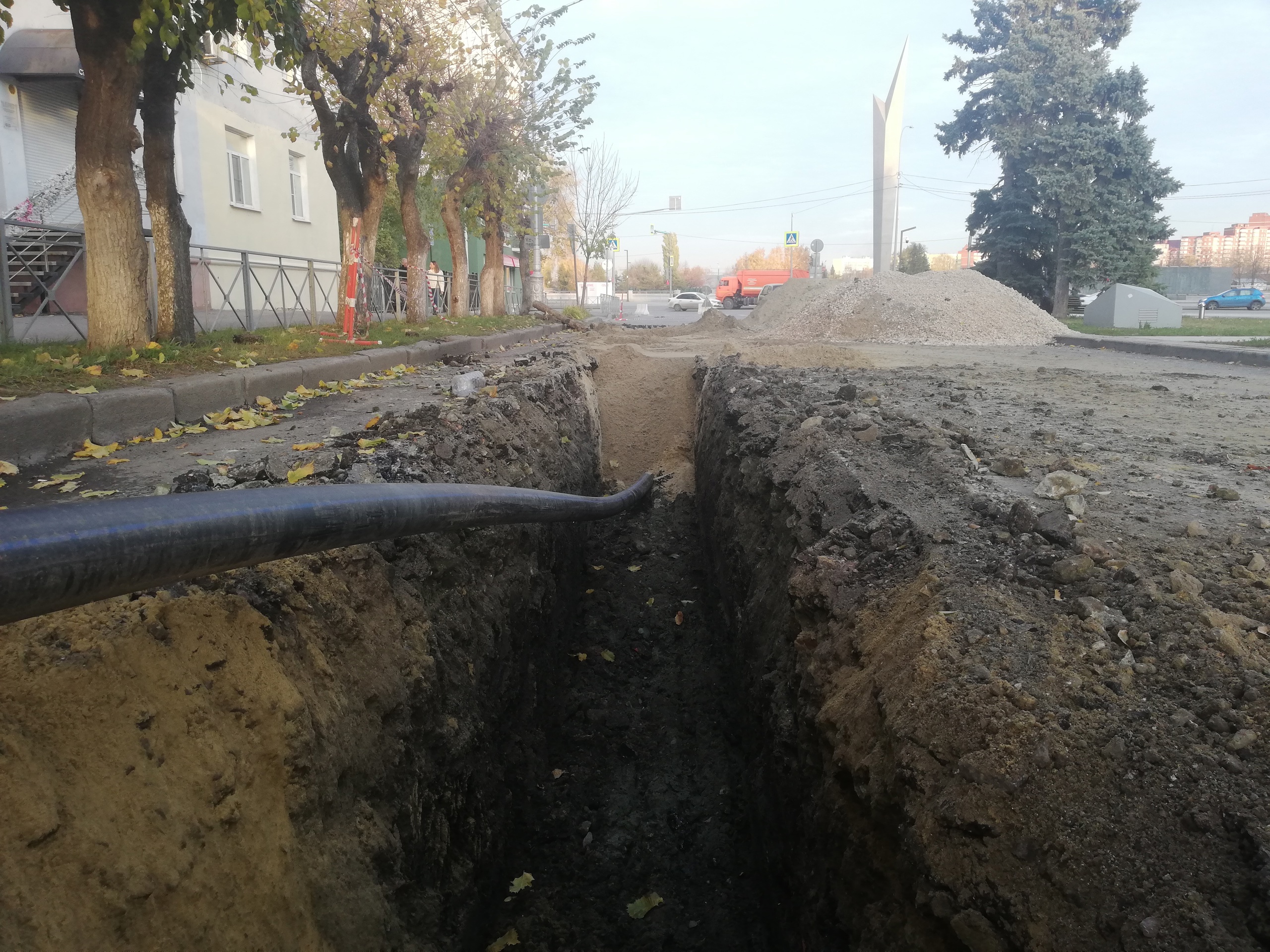 На улице Славы в Пензе началась перекладка водопровода